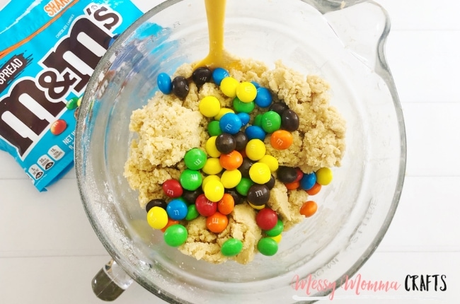 If you love Nutella, then you will love these Hazelnut Spread M&M Cookies.