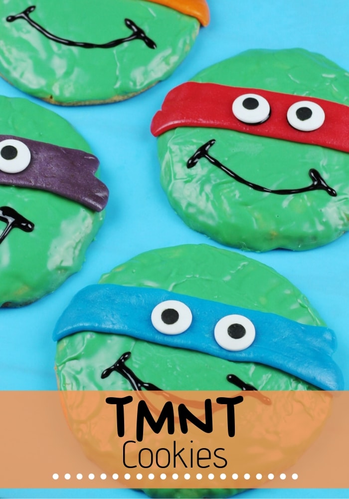 These Teenage Mutant Ninja Turtle Cookies are a perfect treat for all the TNMT folks out there.