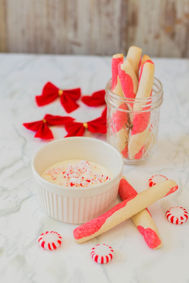 Candy Cane Cookies.