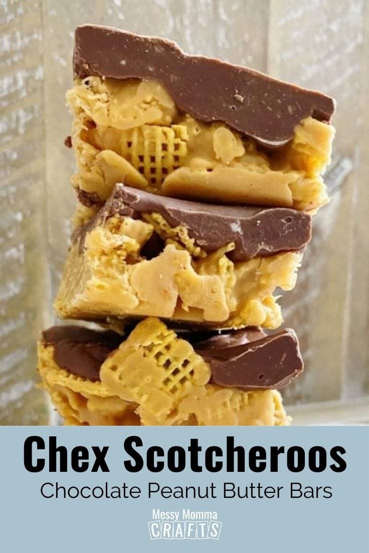Chex scotcheroos chocolate peanut butter bars.