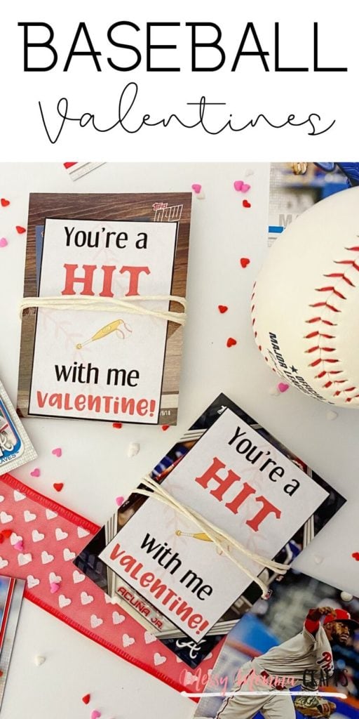 These Baseball Card Valentine Cards are the perfect way to celebrate Valentine's Day with your friends.