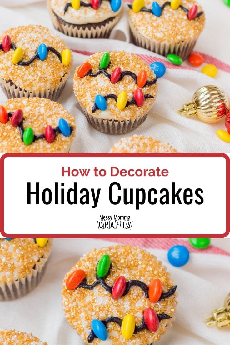 How to decorate holiday cupcakes.