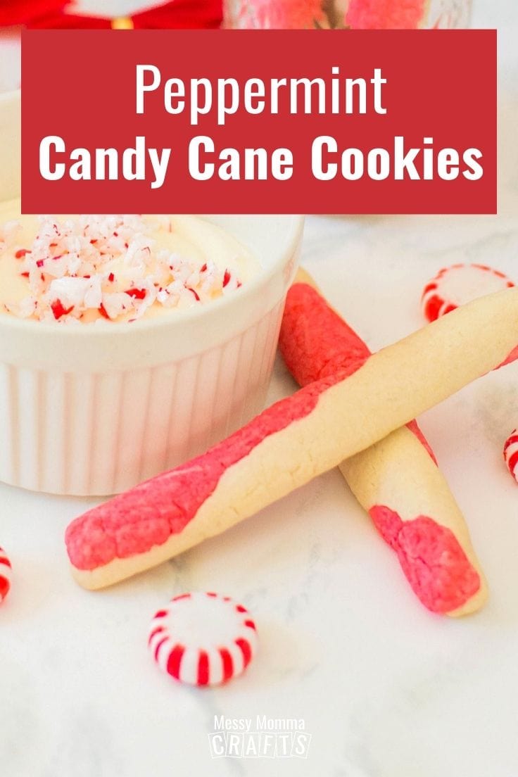 Peppermint candy cane cookies.