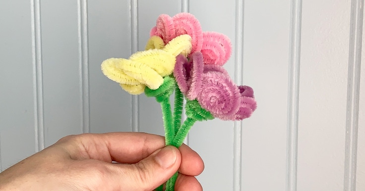 Hadade diy pipe cleaner flower home craft #handmade #diy #foryoupage #, pipecleaner  flowers