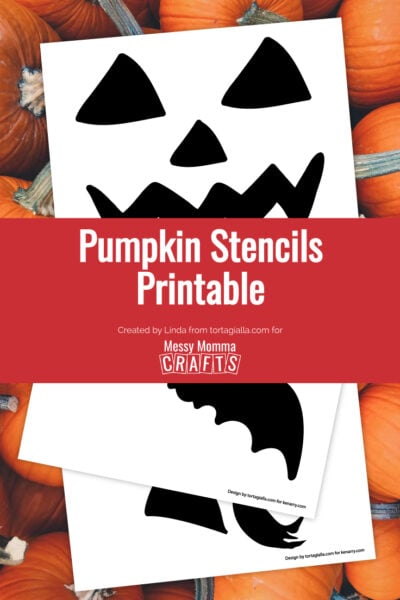 Pumpkin Stencils Printable Free Download - Messy Momma Crafts