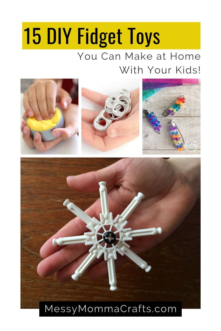 15 DIY fidget toys you can make at home with your kids.