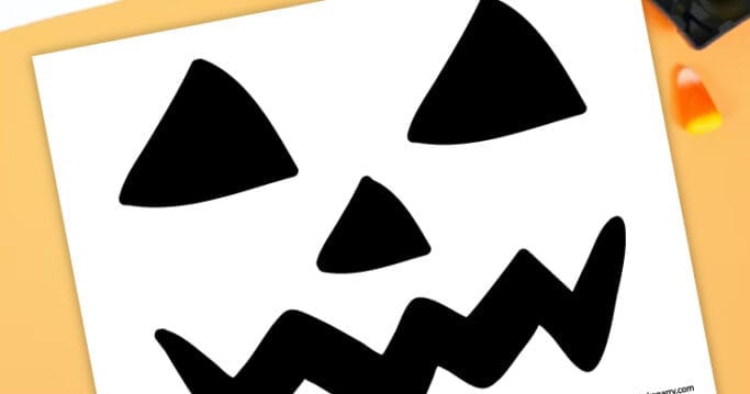 Pumpkin Stencils Printable Free Download - Messy Momma Crafts