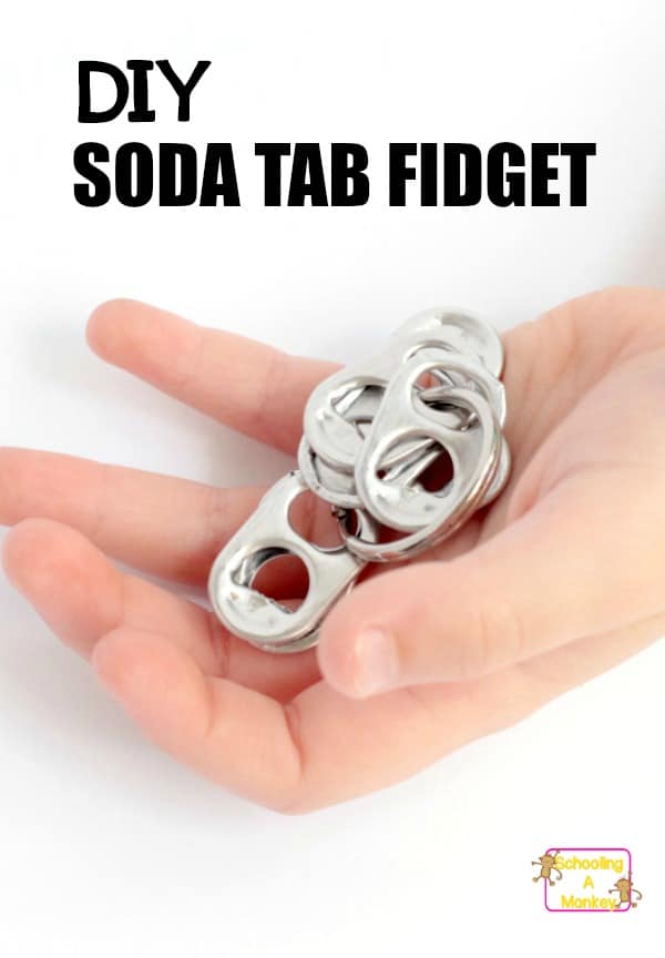 DIY soda tab fidget from Steamsational.