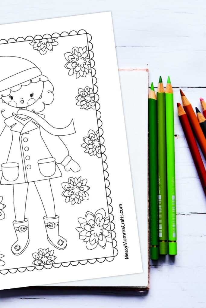 Christmas Coloring Page Printables - Messy Momma Crafts