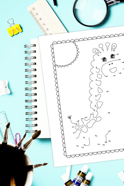 Connect the Dots Printable - Messy Momma Crafts