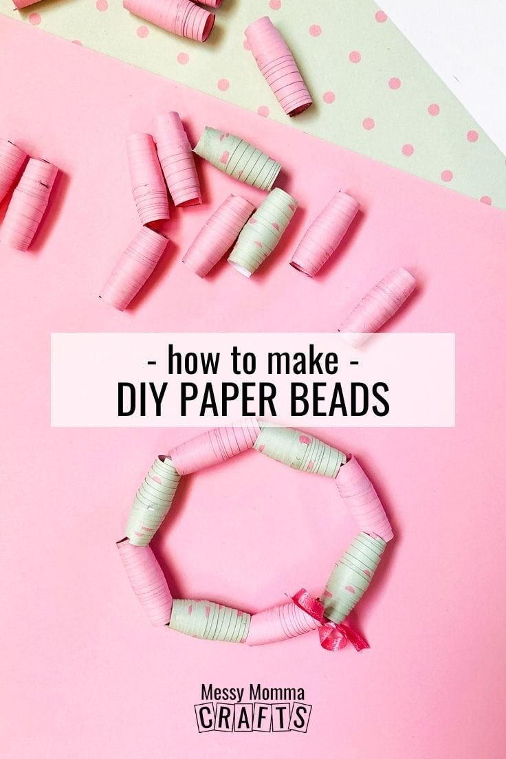 How to make DIY paper beads.