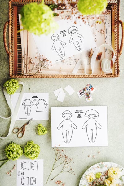 Printable Paper Dolls - Messy Momma Crafts