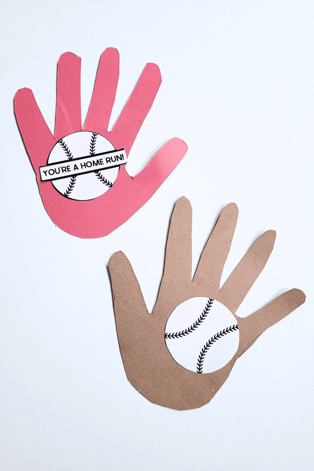 easy baseball hand print