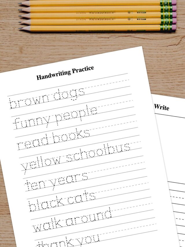 Free Printable Worksheets for 1st Graders