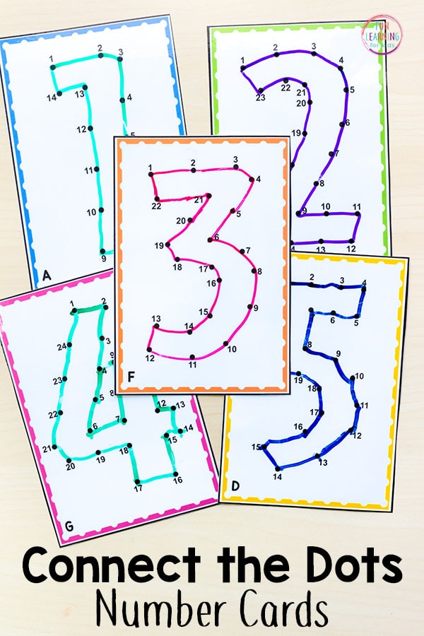 Connect the Dots Printables of numbers 