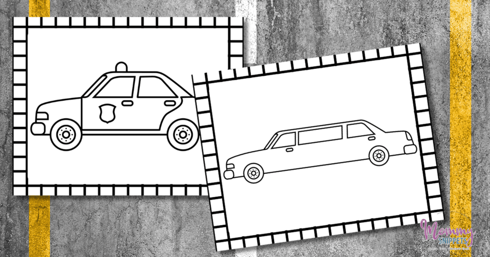 free car coloring page