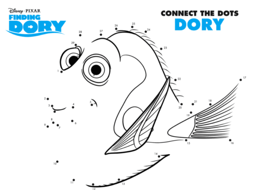 Finding Dory Connect The Dots 