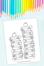 Back To School Coloring Sheets - Messy Momma Crafts